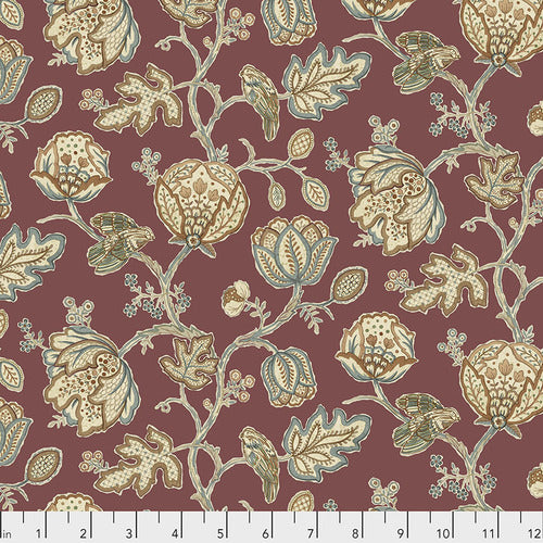Orkney by Morris & Co : Theodosia in Red : Free Spirit