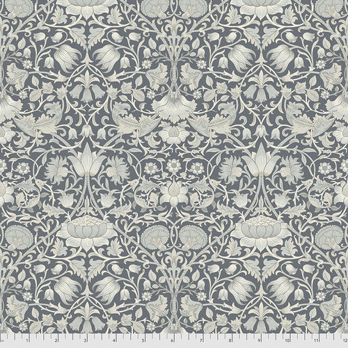 Pure Morris Hawkdale by Morris & Co : Pure Lodden in Ink : Free Spirit