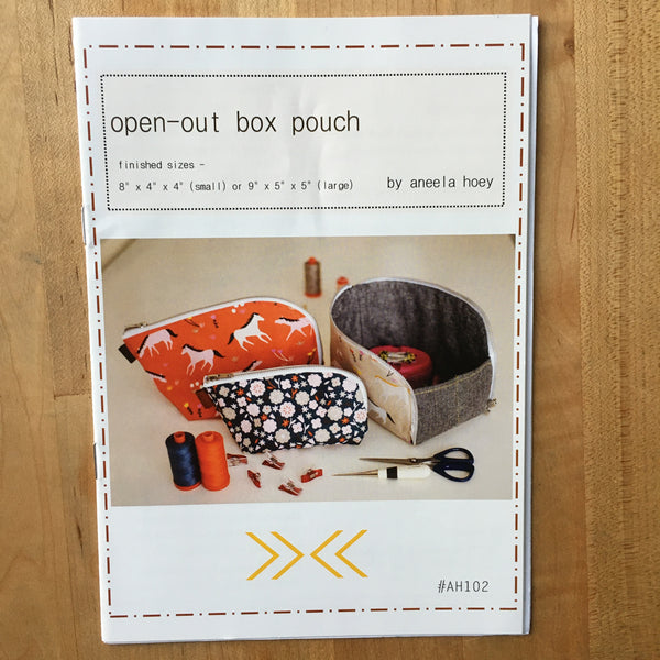 Open-Out Box Pouch Pattern