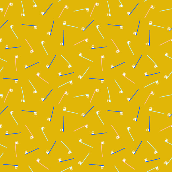 Whatnot by Rashida Coleman-Hale : Brusha Brusha in Goldenrod : Ruby Star Society
