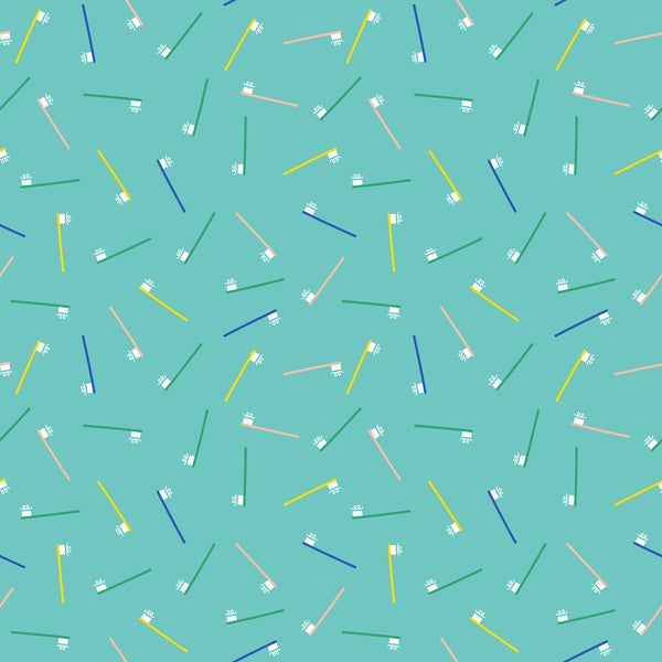 Whatnot by Rashida Coleman-Hale : Brusha Brusha in Turquoise : Ruby Star Society