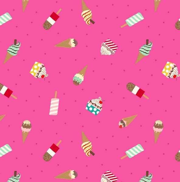 Small Sweet Things : Ice Creams in Bright Pink : Lewis and Irene