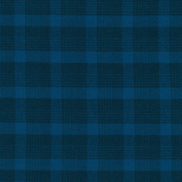 Porto Flannel Heavy Twill Plaid : SRKF-21049-4 NAVY : Robert Kaufman