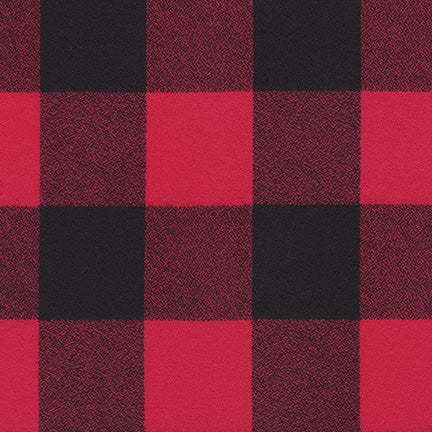 Mammoth Flannel Wide : SRKFX-20092-3 RED : Robert Kaufman