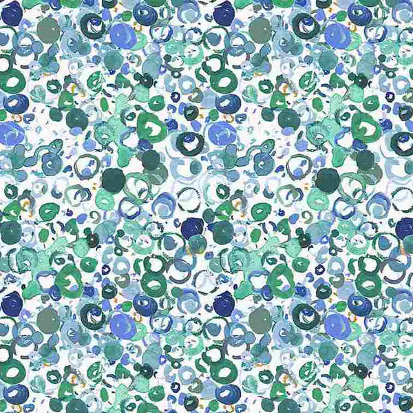 Creekside by Caitlin Wallace-Rowland : Bubbles in White : Dear Stella