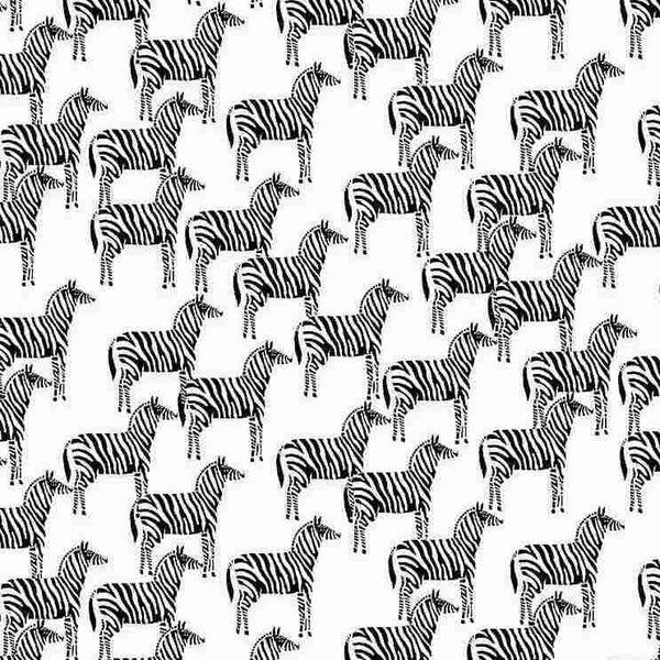 ABC Menagerie by Wee Gallery : Zebra in White : Dear Stella