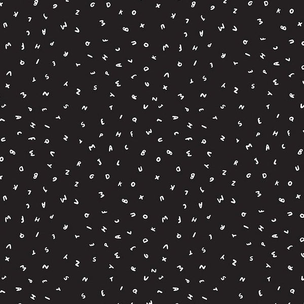 ABC Menagerie by Wee Gallery : Letters in Black : Dear Stella