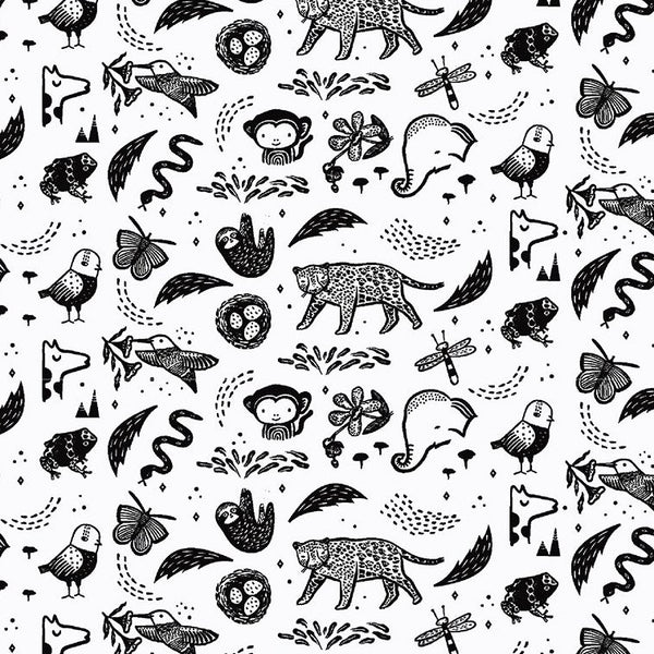 ABC Menagerie by Wee Gallery : Creatures in White : Dear Stella