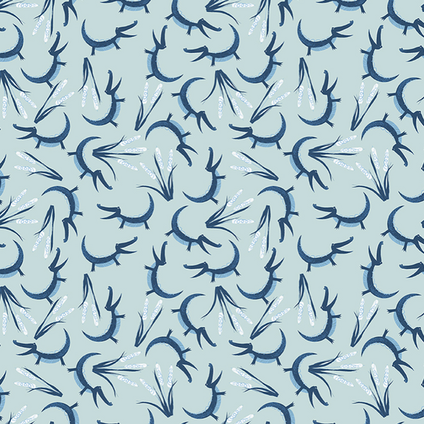 Crocodile Smiles by Meags + Me : Crocs in Light Denim : Clothworks