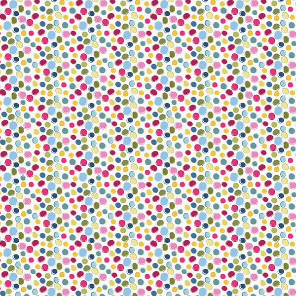 Crocodile Smiles by Meags + Me : Polka Dot in Multi : Clothworks