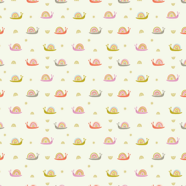 Boho Garden by Teresa Magnuson : Snails in Cream : Clothworks