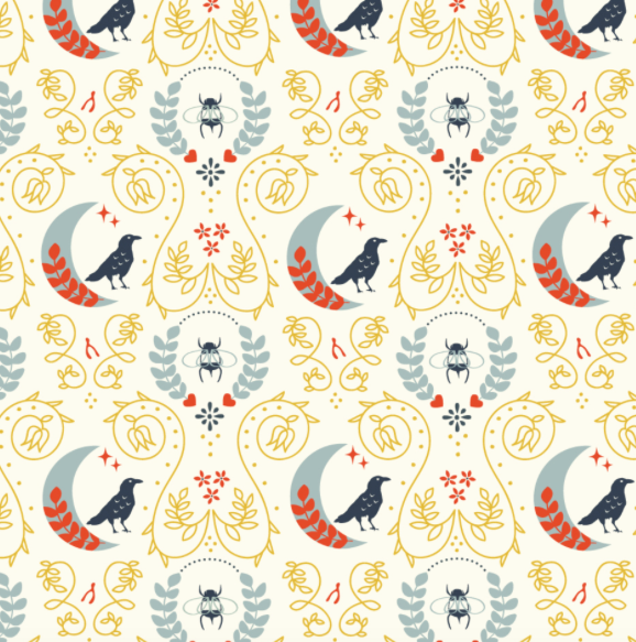 Merryweather by Arleen Hillyer : Birds and the Bees : Birch : Organic