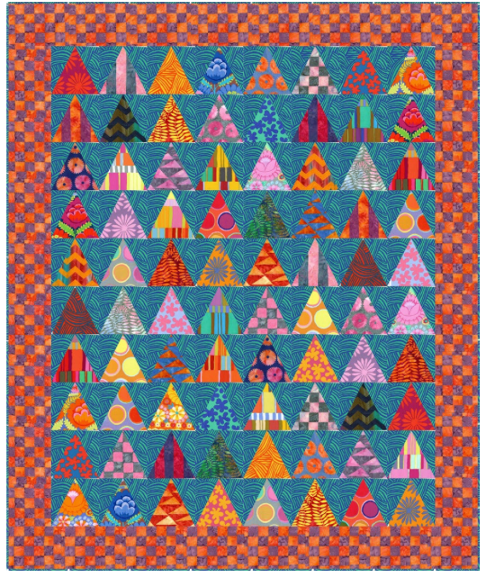 Triangles Quilt by Kaffe Fassett Kit