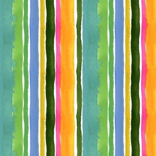 Midsummer by August Wren : Stripe in Multi : Dear Stella