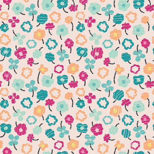 Playing Pop : Waving Buds in Candied : Art Gallery : Voile