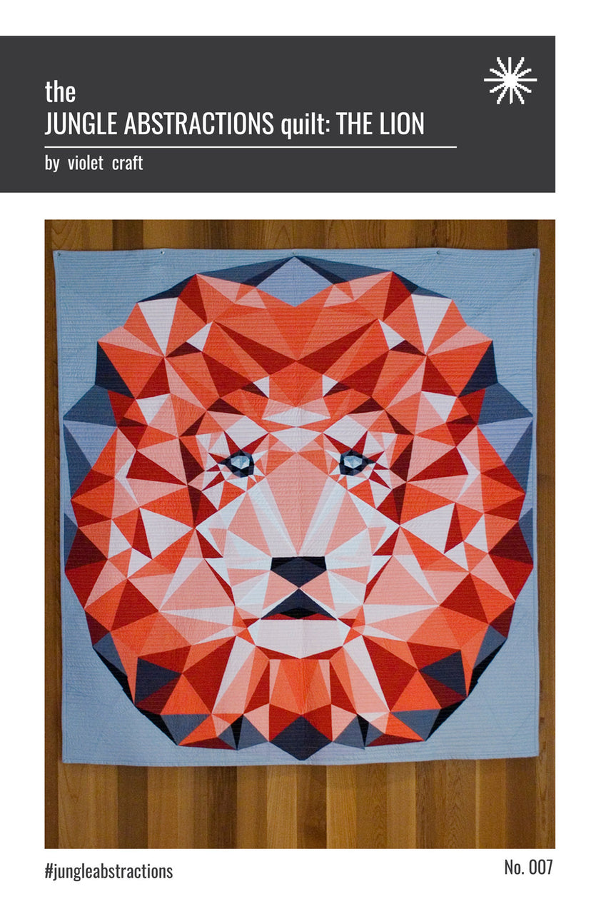 Jungle Abstractions : The Lion Pattern by Violet Craft