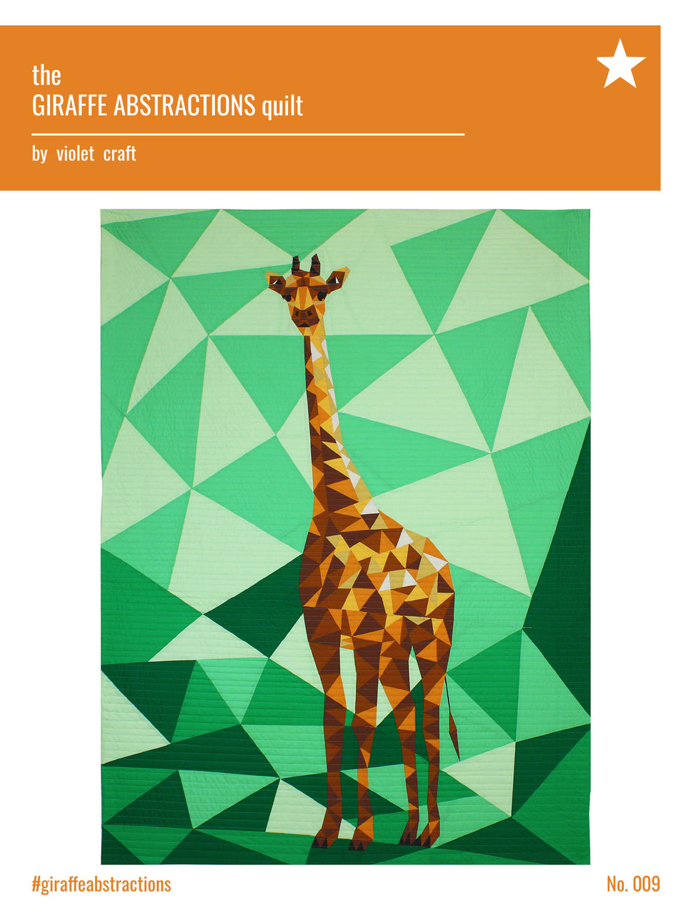 Giraffe Abstractions Pattern by Violet Craft