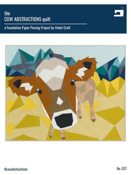Cow Abstractions Pattern by Violet Craft