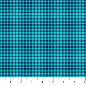 Piccadilly by Deborah Edwards : W24431-49 Navy/Lt Turquoise : Northcott