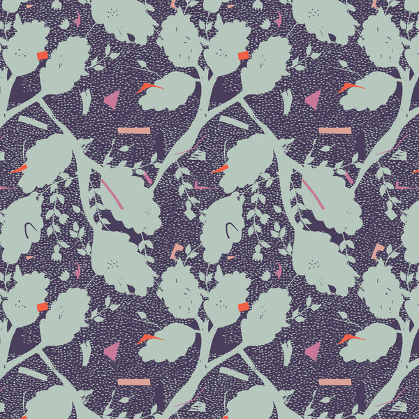 Good Vibes by Angela Corti : Komorebi in Violet Stone : Cotton and Steel