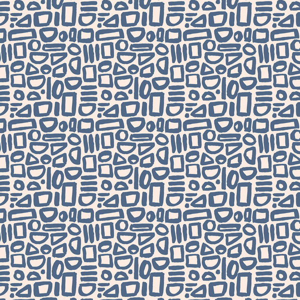 Feel the Void by Alex Roda : Contour in Barcelona Blue : Cotton and Steel