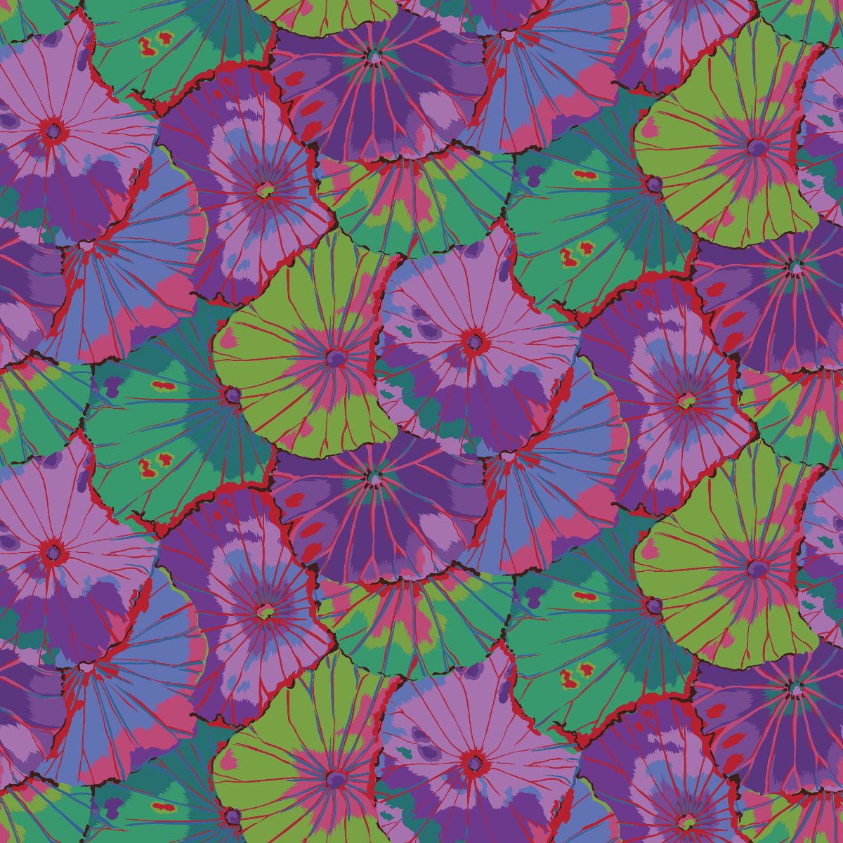 Philip Jacobs : Lotus Leaf in Purple : Free Spirit : Wideback