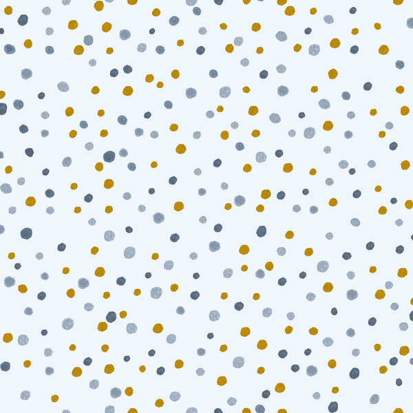 Chill Out by Calli & Co : Pow Pow! in Snow Metallic : Cotton and Steel