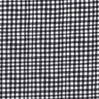 Basics : Gingham Play in Black : Michael Miller