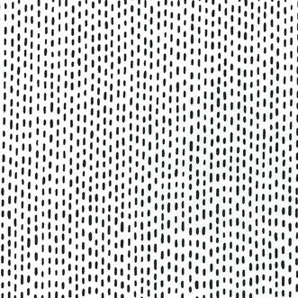 Black and White : Tiny Stitches in White : Michael Miller