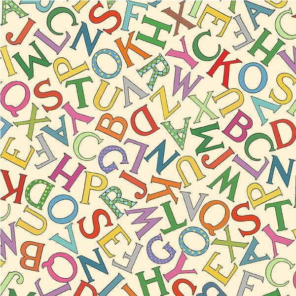 Vintage Treasures : Playful Letters : Michael Miller