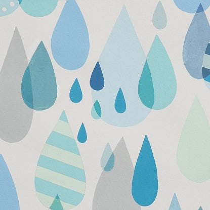 Raindrops in Blue Tonal : Alexander Henry