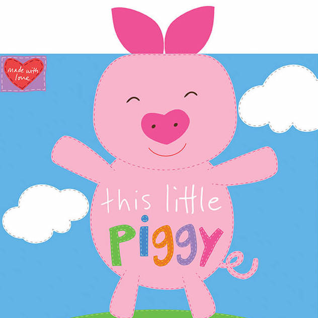 Hug & Love by Sandra Magsamen : This Little Piggy : Studio E : Soft Book
