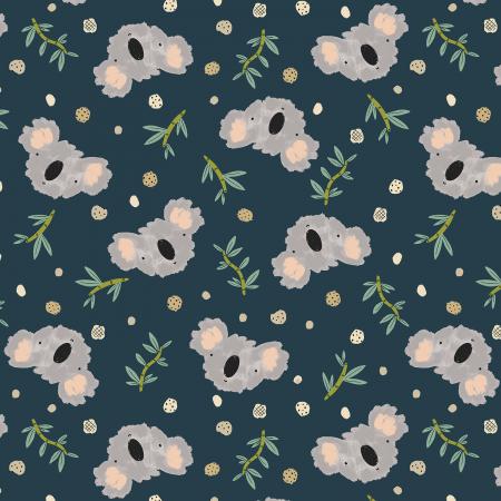 Wild Ones by RJR Studios : Koala Dance in Navy : RJR