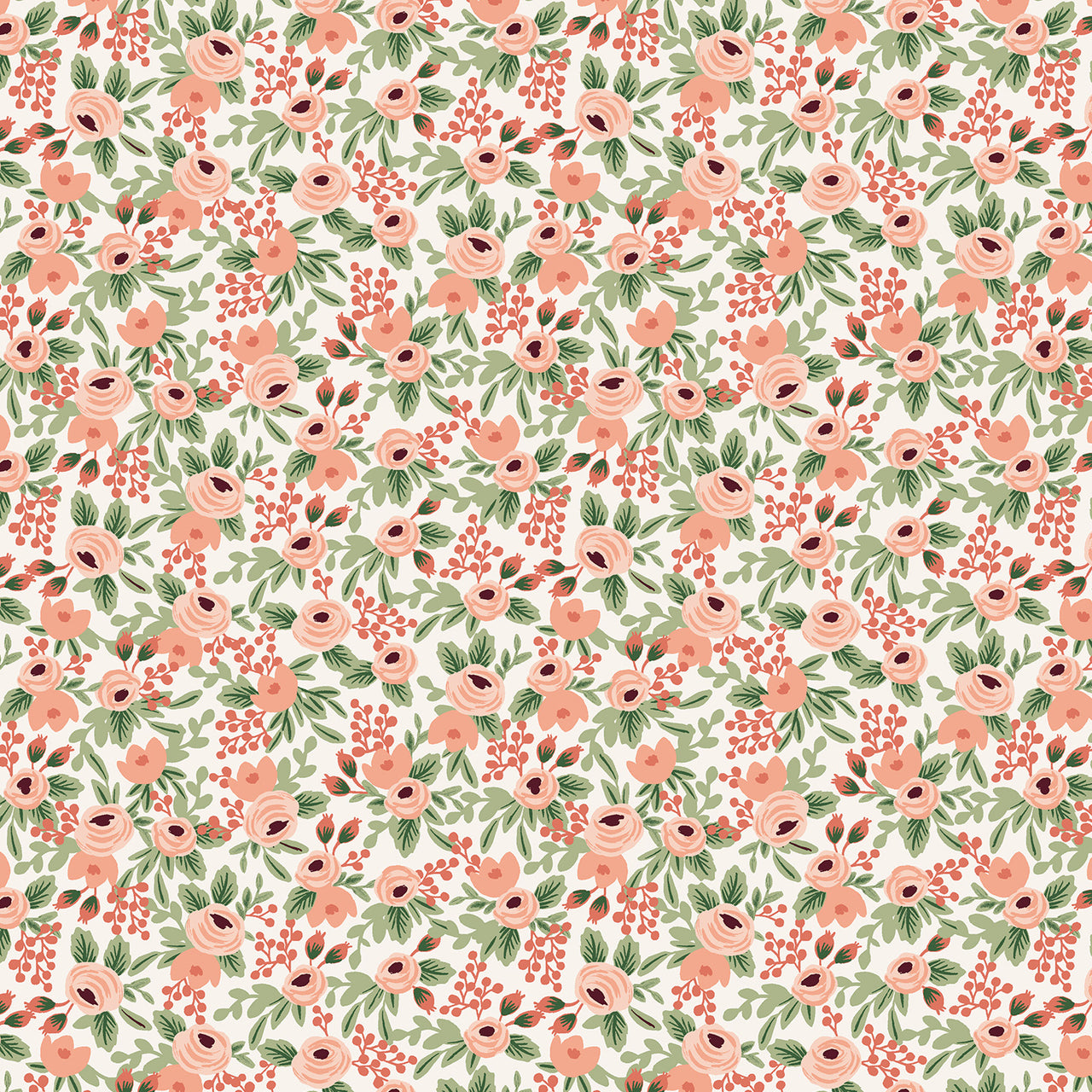 Garden Party by Rifle Paper Co : Rosa in Rose : Cotton and Steel