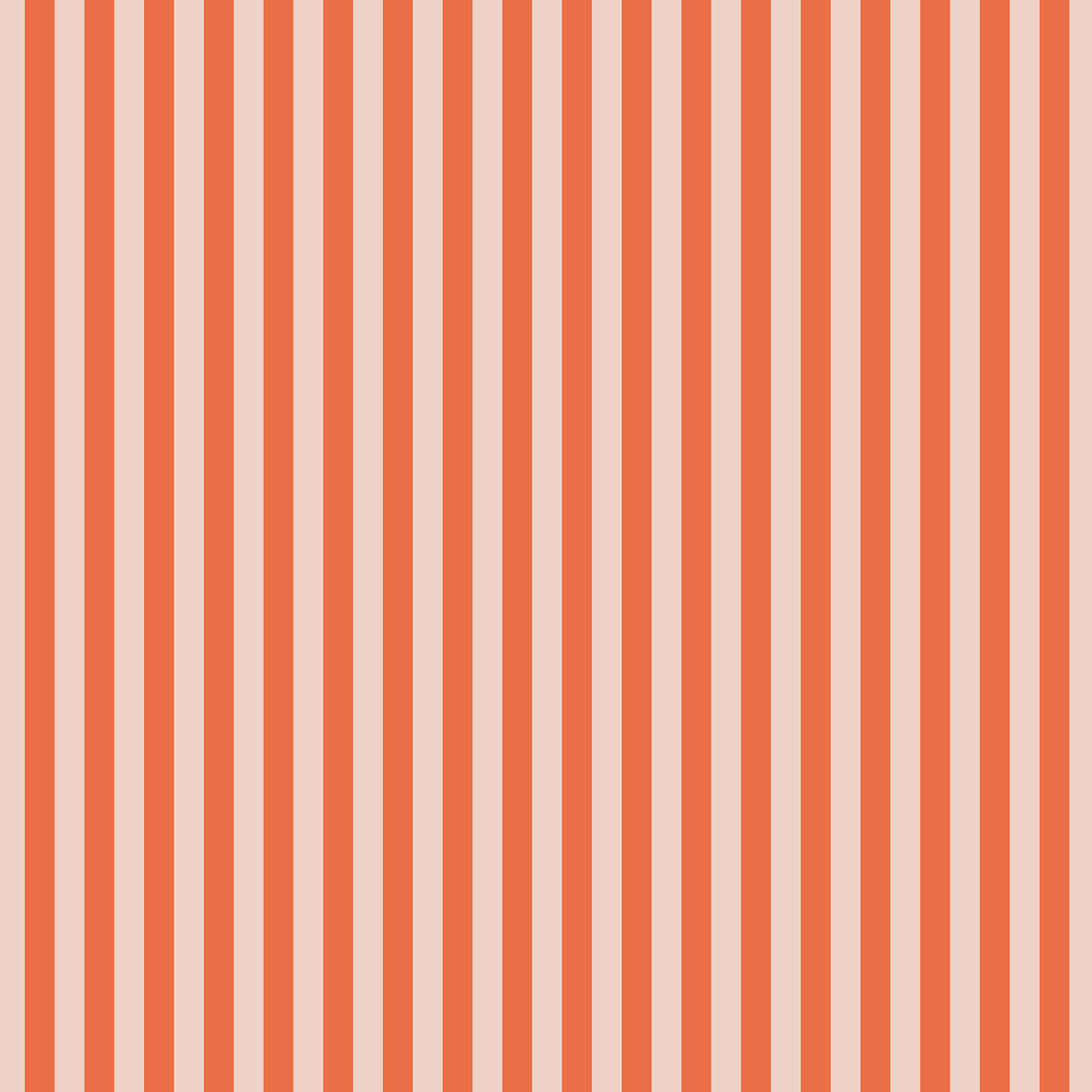 Primavera by Rifle Paper Co : Cabana Stripe in Orange : Cotton and Steel