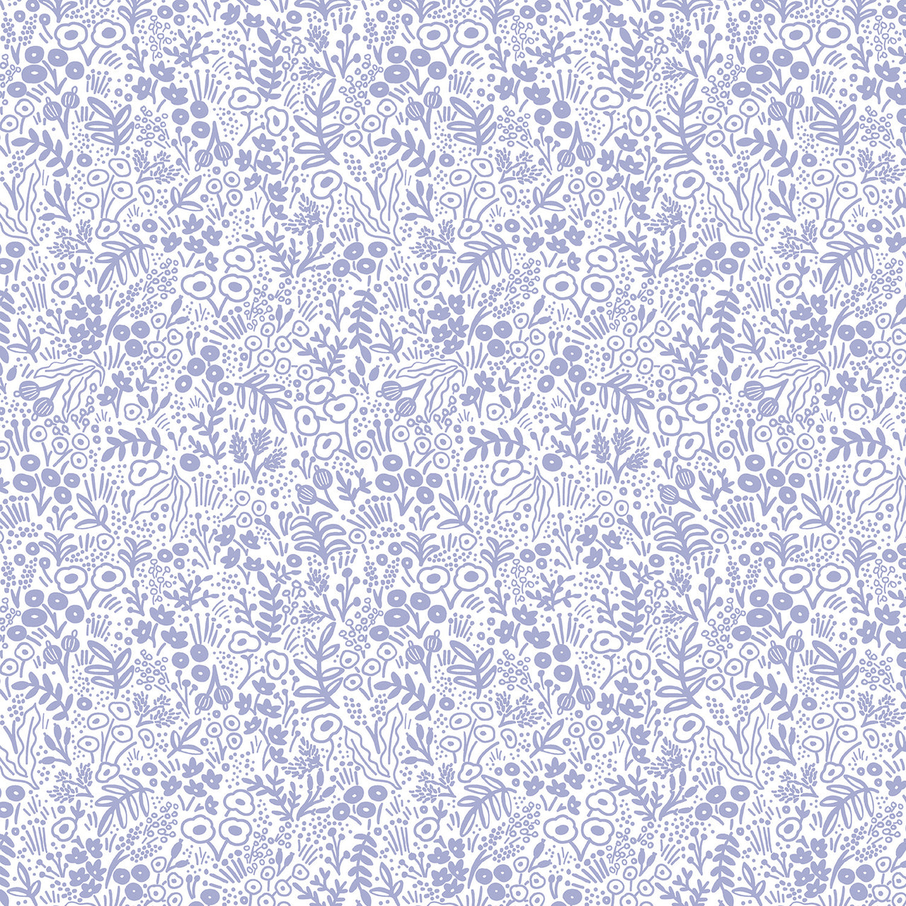 Rifle Paper Co Basics : Tapestry Lace in Periwinkle : Cotton and Steel