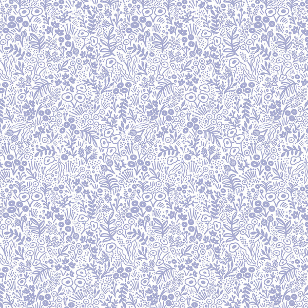 Rifle Paper Co Basics : Tapestry Lace in Periwinkle : Cotton and Steel
