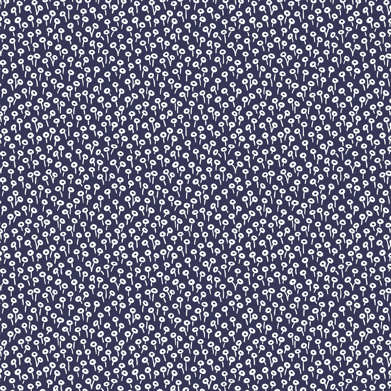 Rifle Paper Co Basics : Tapestry Dot in Navy : Cotton and Steel