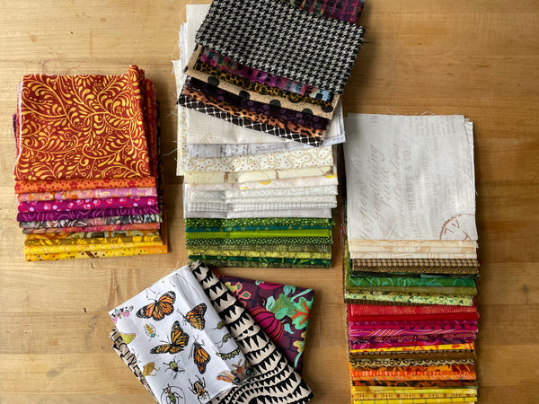Sunflower Collage Kit – Sarah's Fabrics