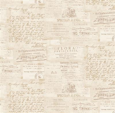 Botanical Journal by Iron Orchid Designs : Adverts in Khaki : Clothworks